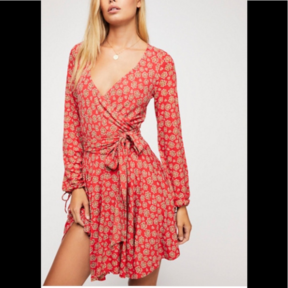 Free people wrap dress
